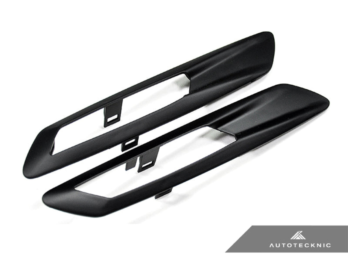 AutoTecknic Replacement Stealth Black Fender Light Trims - BMW F10 Sedan | F11 Wagon | 5-Series