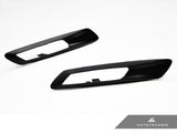 AutoTecknic Replacement Stealth Black Fender Light Trims - BMW F10 Sedan | F11 Wagon | 5-Series