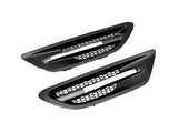 AutoTecknic Replacement Stealth Black Fender Vents - BMW F10 M5
