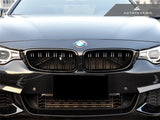 AutoTecknic Dual-Slat Glazing Black Front Grille Set - F32/ F36 4-Series | F80 M3 | F82 M4