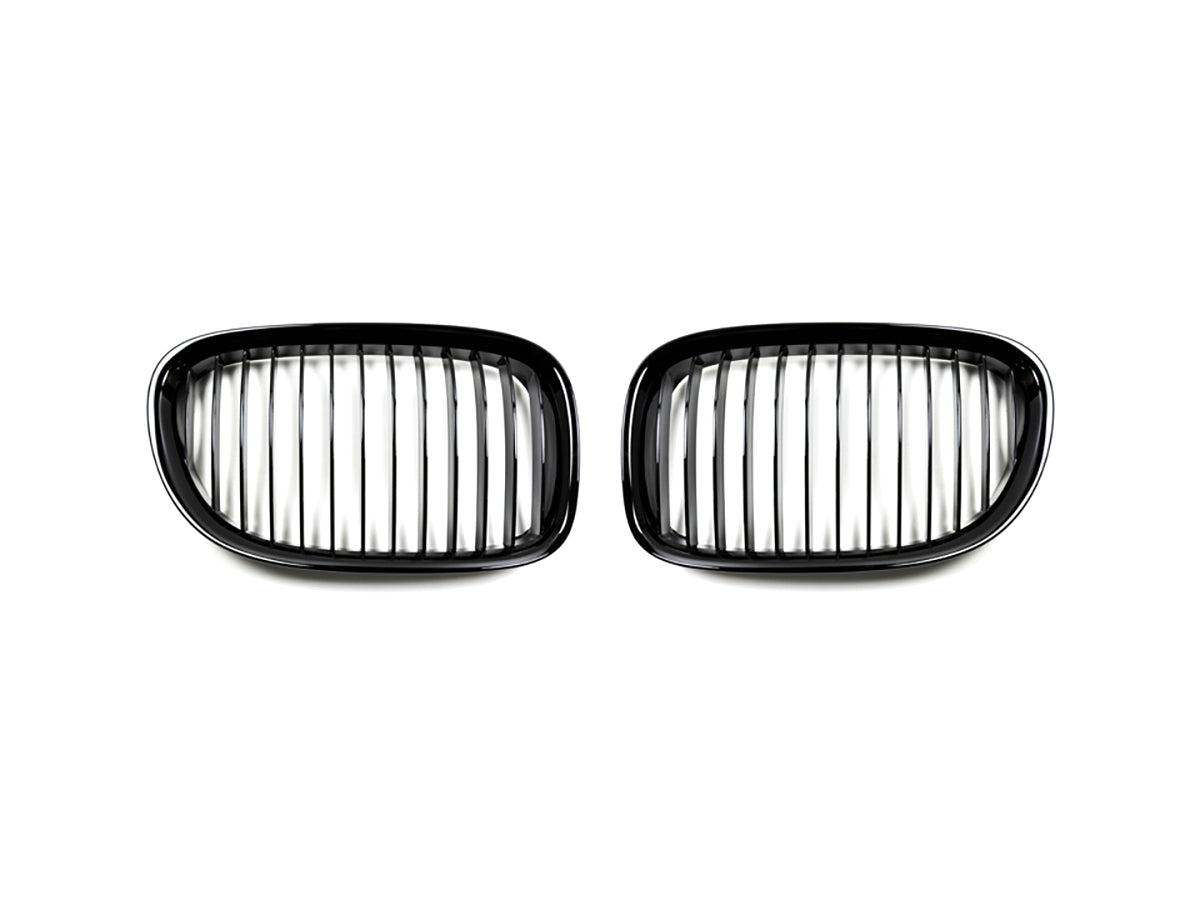 AutoTecknic Glazing Black Front Grille Set - F01/ F02 7-Series