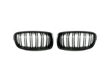 AutoTecknic Dual-Slats Stealth Black Front Grille Set - F30 3-Series