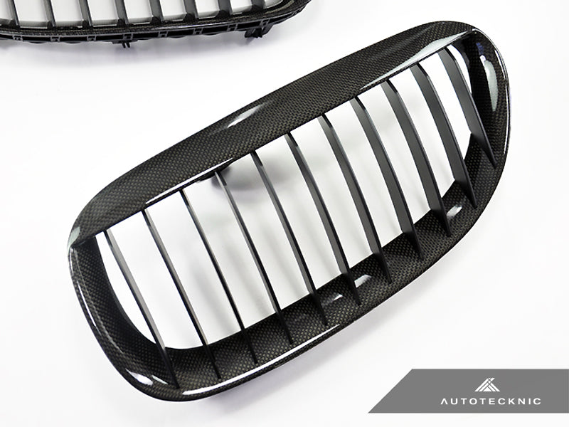 AutoTecknic Carbon Fiber Front Grille Set - BMW E63/ E64 6-Series & M6