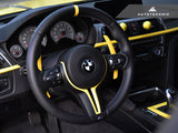 AutoTecknic Painted Steering Wheel Trim - BMW F87 M2 | F80 M3 | F82/ F83 M4 | F10 M5 LCI | F06/ F12/ F13 M6