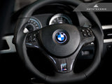 AutoTecknic Carbon Fiber Steering Wheel Trim - BMW E9X M3 | E82 1M Coupe