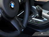 AutoTecknic Carbon Fiber M-Sport Steering Wheel Trim - F22 2-Series | F30 3-Series | F32 4-Series