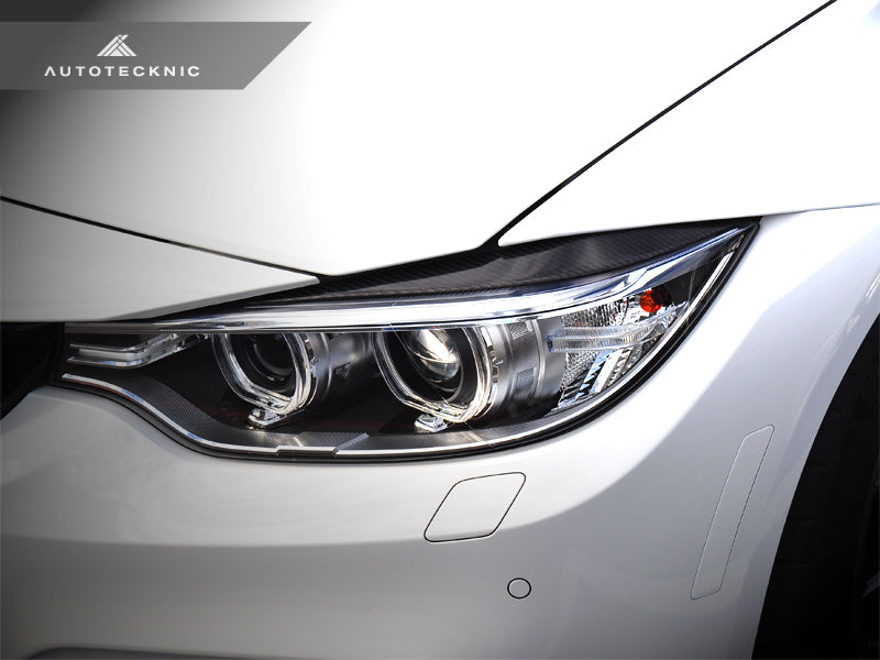 AutoTecknic Carbon Fiber Headlight Trim Set - BMW F32/ F36 4-Series