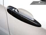 AutoTecknic Dry Carbon Fiber Door Handle Trims - BMW E70 X5M | E70 X5 | E71 X6M | E71 X6