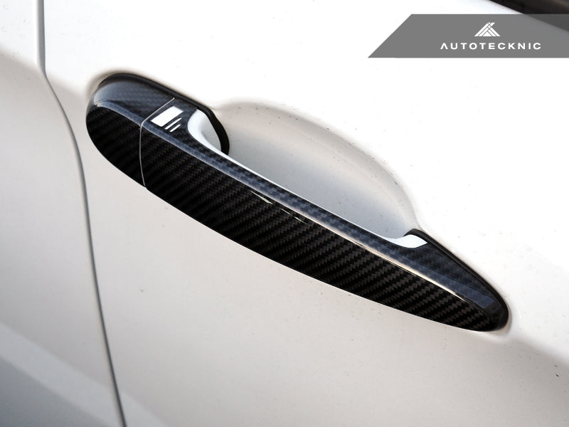AutoTecknic Dry Carbon Fiber Door Handle Trims - BMW F22/ F23 2-Series