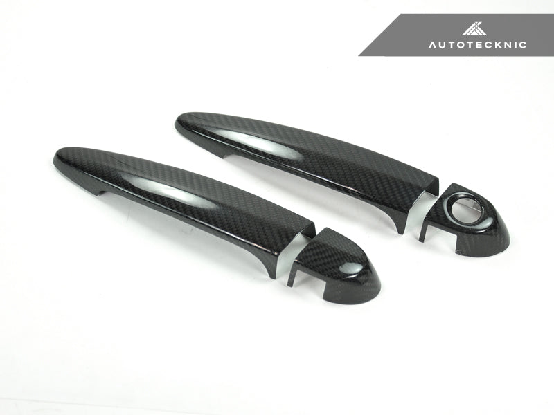 AutoTecknic Dry Carbon Fiber Door Handle Trims - BMW E70 X5M | E70 X5 | E71 X6M | E71 X6