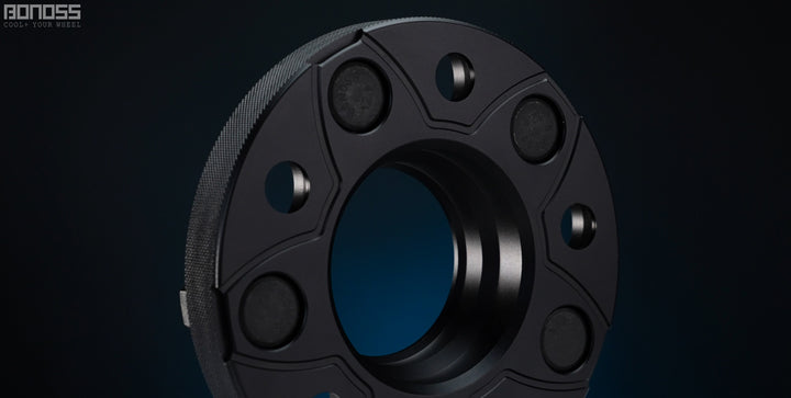 BONOSS Forged Active Cooling Hubcentric Wheel Spacers PCD5x120 CB64.1 AL7075-T6 for Honda Civic Type R FK2/ FK8/ FL5