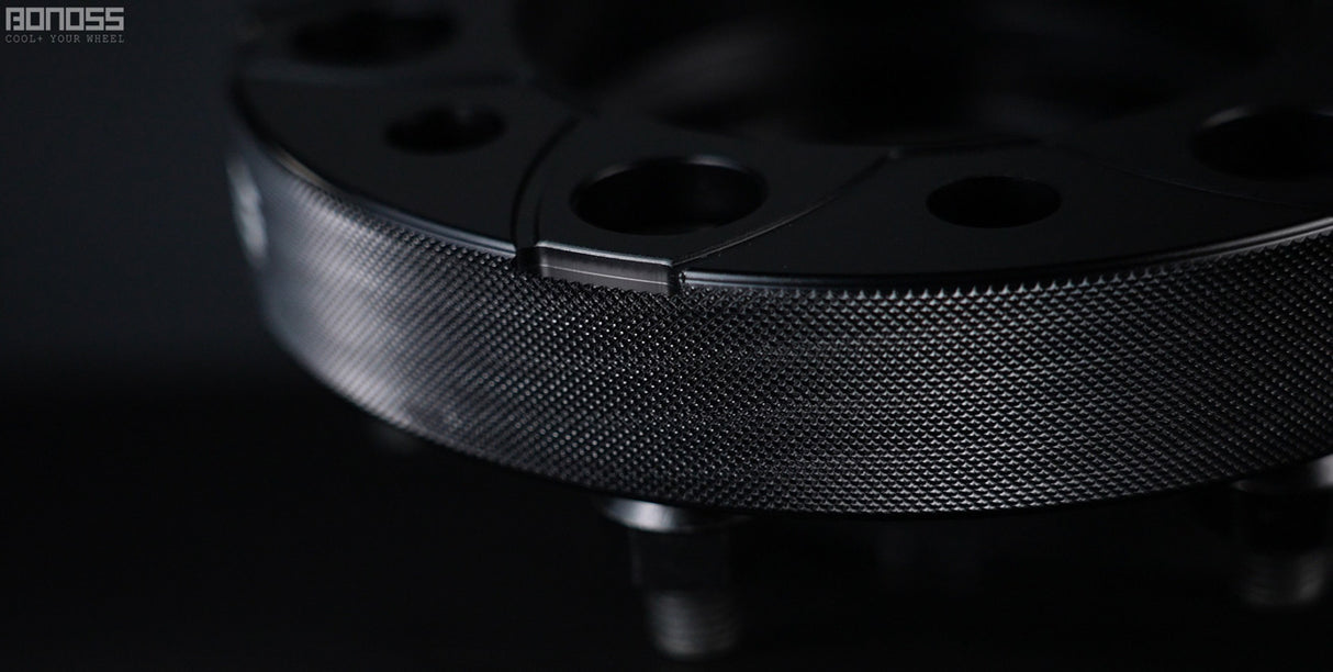 BONOSS Forged Active Cooling Hubcentric Wheel Spacers PCD5x120 CB64.1 AL7075-T6 for Honda Civic Type R FK2/ FK8/ FL5