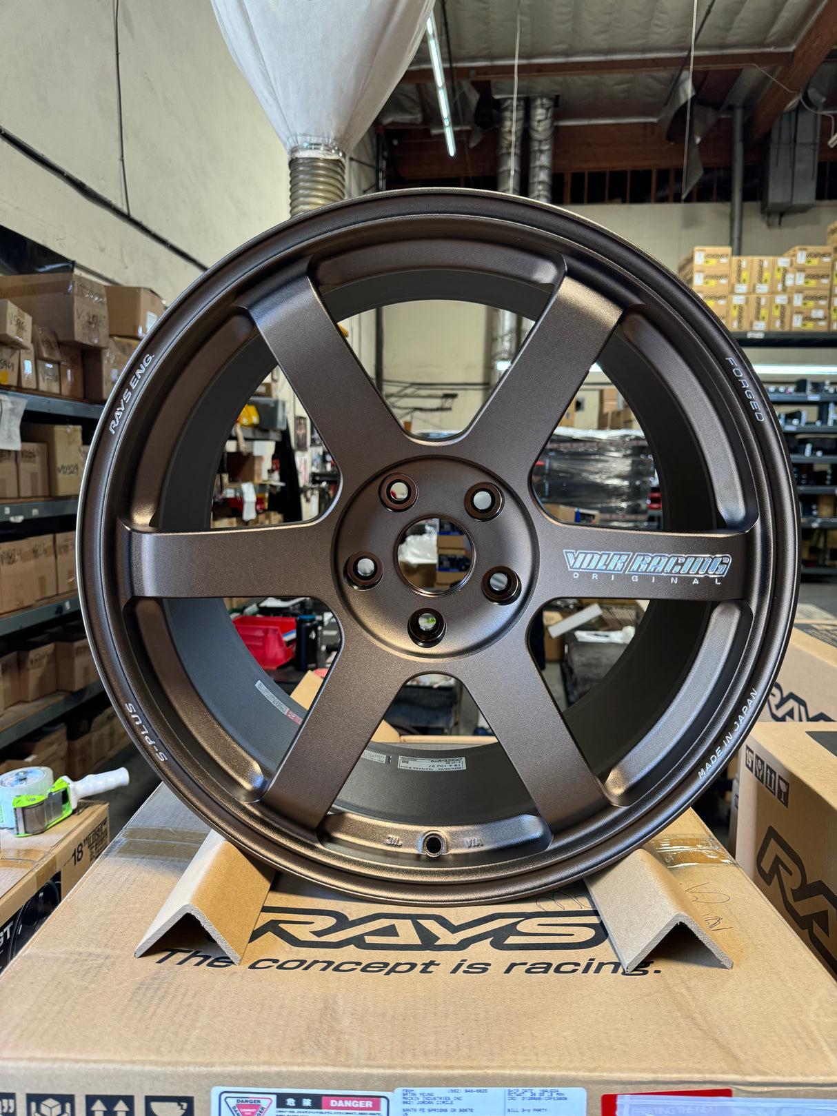 Volk Racing TE37 SAGA S-Plus Wheels 19x10.0 5x120 / Offset: +37 (Face 3) / Bronze (BR) *Set of 4*