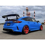CLEib Swan Neck GT Wing (Carbon Fiber / 1600mm) for 2023+ Honda Civic Type R FL5