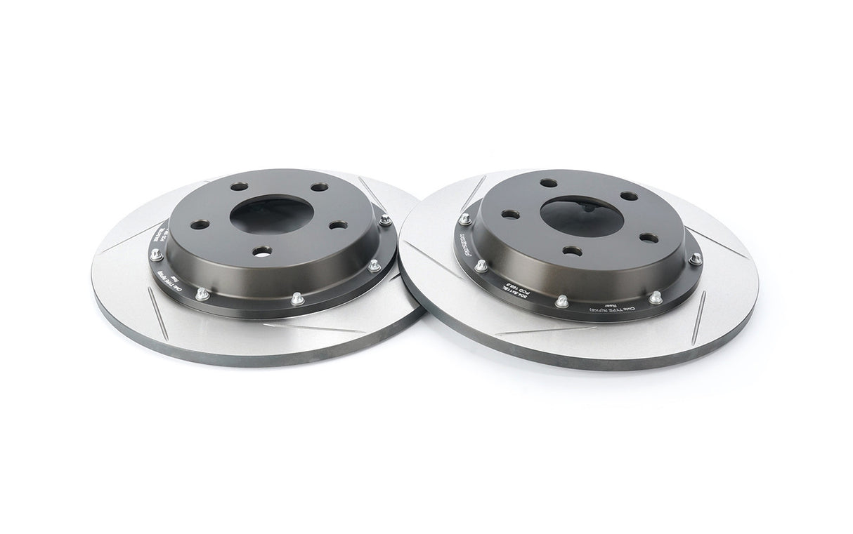 Paragon 2-piece Rotors Rear Pair 305mm x 11mm (12.01" x 0.43") for 2017+ Honda Civic Type R FK8 / FL5 | 2024+ Acura Integra Type S DE5