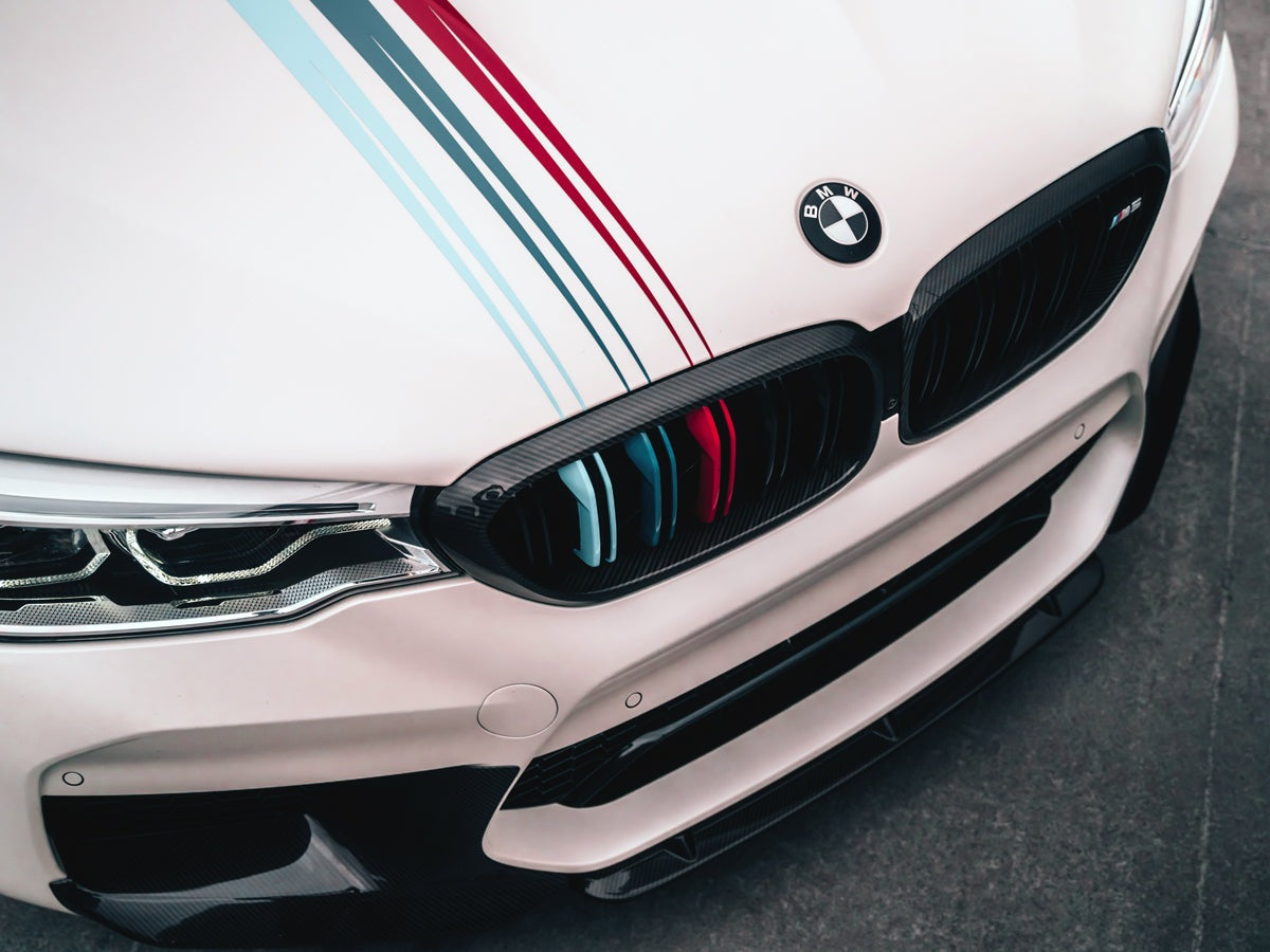 AutoTecknic Dry Carbon Fiber Center Front Lip - BMW F90 M5 | F90 M5 Competition Pre-LCI