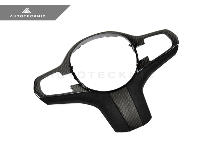 AutoTecknic Carbon Alcantara Steering Wheel Trim - BMW G01 X3 | G02 X4
