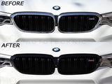 AutoTecknic Glazing Black Front Grille Surround Set - BMW F90 M5