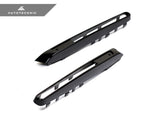 AutoTecknic Replacement Glazing Black Fender Gills - BMW E70 X5M