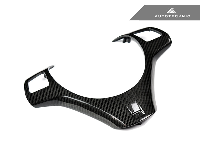 AutoTecknic Carbon Fiber Steering Wheel Trim - BMW E9X M3 | E82 1M Coupe