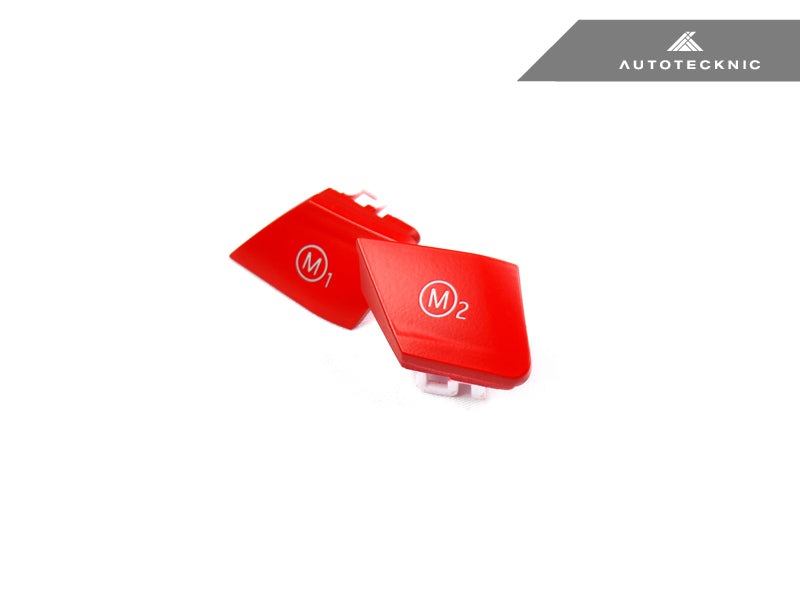 AutoTecknic Satin Red M1/ M2 Button Set - BMW F10 M5 LCI