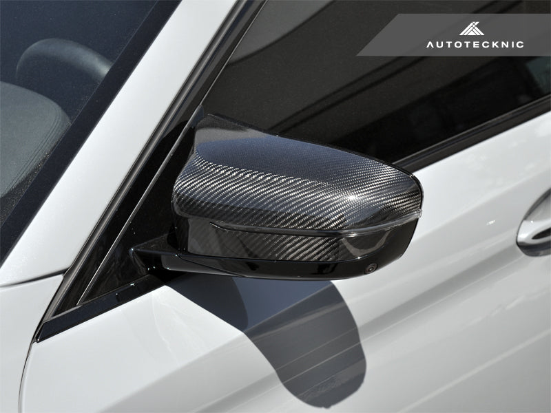 AutoTecknic Replacement Dry Carbon Mirror Covers - BMW F90 M5