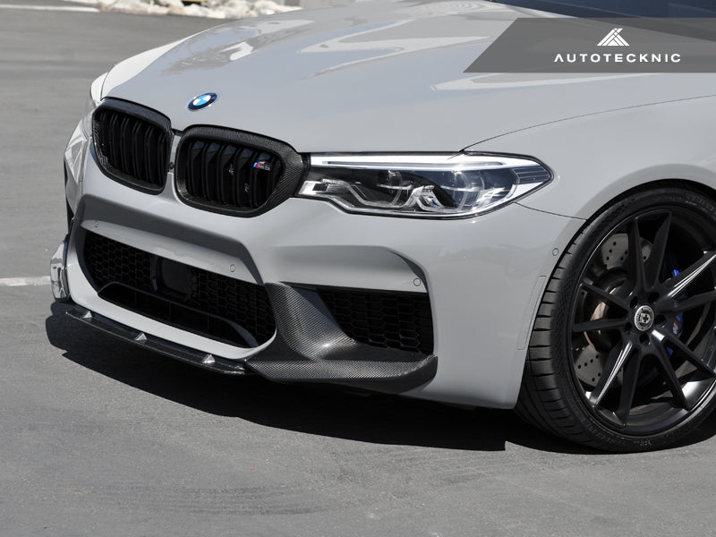 AutoTecknic Dry Carbon Fiber Center Front Lip - BMW F90 M5 | F90 M5 Competition Pre-LCI