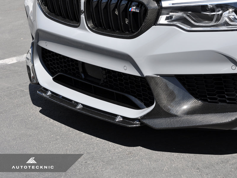 AutoTecknic Dry Carbon Fiber Center Front Lip - BMW F90 M5 | F90 M5 Competition Pre-LCI