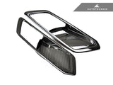 AutoTecknic Dry Carbon Interior Door Handle Trim Set - G20 3-Series