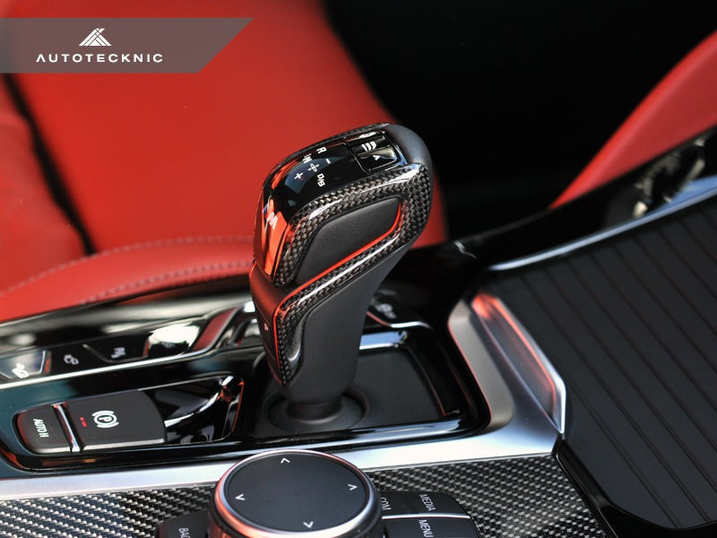AutoTecknic Carbon Fiber Gear Selector Side Covers - BMW F97 X3M | F98 X4M