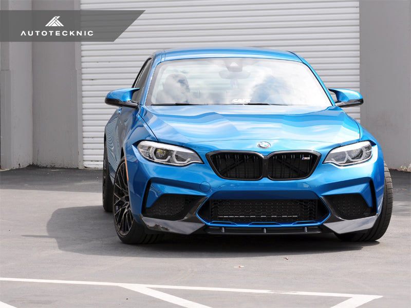 AutoTecknic Dry Carbon Fiber Center Front Lip - BMW F87 M2 Competition