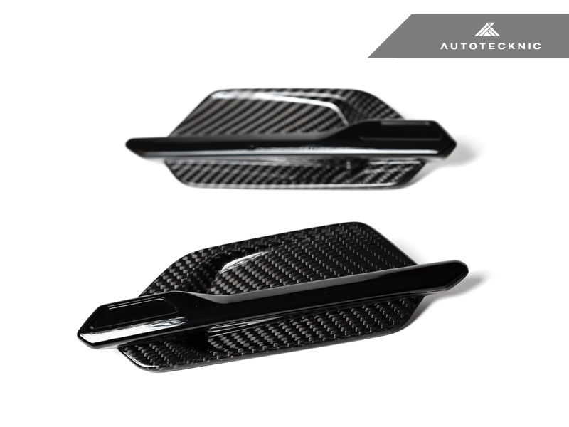 AutoTecknic Replacement Dry Carbon Fiber Fender Trim - BMW F87 M2 | M2 Competition