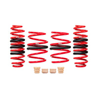 Ride Height: Front: -1.9" Rear: -2.0"The Eibach SPORTLINE Kit features an even lower drop using our precision engineered progressive spring rates. Developed with theLowering SpringsEibach