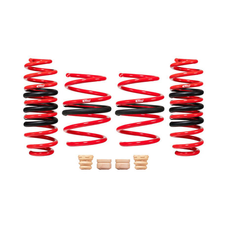 Ride Height: Front: -1.9" Rear: -2.0"The Eibach SPORTLINE Kit features an even lower drop using our precision engineered progressive spring rates. Developed with theLowering SpringsEibach