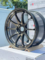 Volk Racing CE28N-Plus 19x10.0 forged wheel in shining bronze metal face 3 design