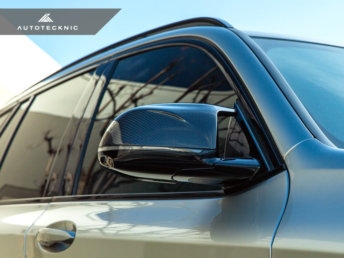 AutoTecknic Replacement Dry Carbon Mirror Covers - BMW F97 X3M | F98 X4M