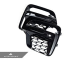 AutoTecknic Gloss Black Lower Grille Trim Set - BMW G01 X3 | G02 X4 M40I Pre-LCI