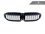 AutoTecknic Painted Glazing Black Front Grille - G20 3-Series Pre-LCI
