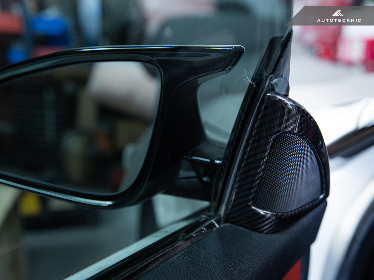 AutoTecknic Carbon Fiber Speaker Tweeter Cover - BMW F32/ F33/ F36 4-Series