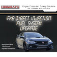 Hondata Fuel System upgrade kit for Honda Civic Type R FK8 and Acura Integra Type S with high flow fuel injectors and direct injection pump