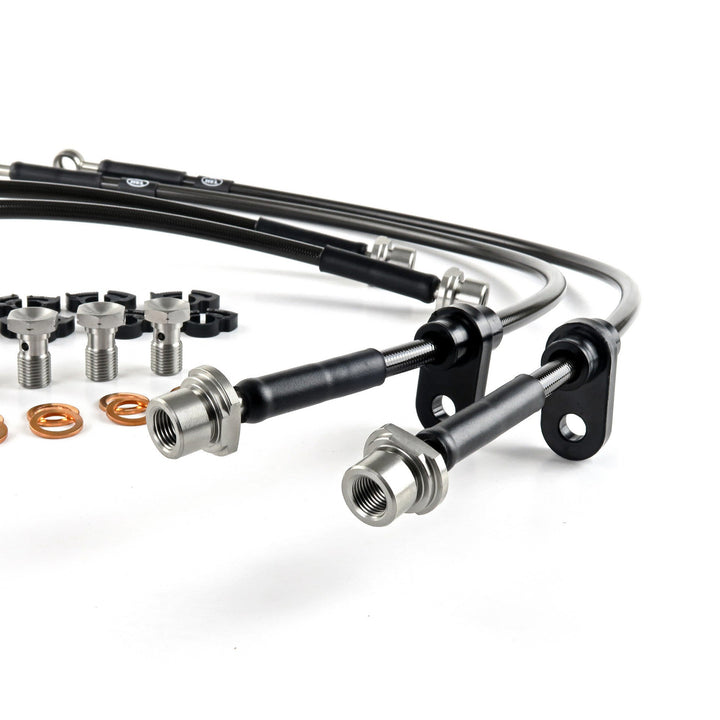 HEL Performance Brake Lines for Honda Civic AH 1.5 Sport 1984-1985, Stainless Steel Braided