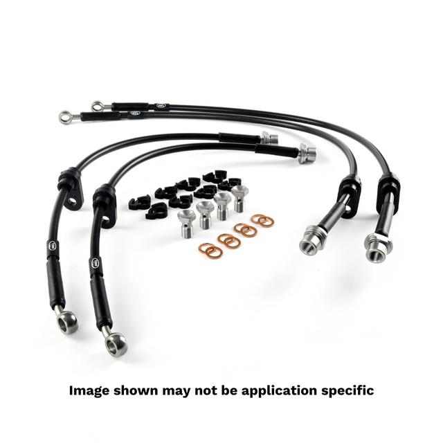 HEL Performance Brake Lines for Honda Civic EC/ED with Rear Drum Brakes 1988-1991, Stainless Steel Braided