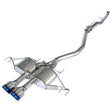 HKS LEGAMAX Sports FL5 K20C TYPE-R stainless steel exhaust system with dual blue titanium tips