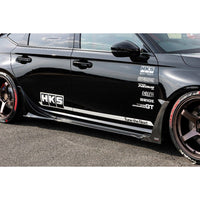 HKS Type S Side Skirt ABS Plastic and CFRP for 2023+ Honda Civic Type R FL5 with racing design and improved stability