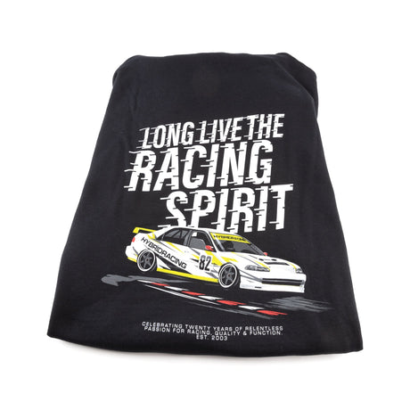 Hybrid Racing 20th Anniversary Hoodie celebrating 20 years of Honda racing passion and quality products