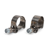 Hybrid Racing 31mm to 36mm adjustable stainless steel T-bolt hose clamp for 8th Gen Honda Civic radiator hose