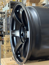 Volk Racing TE37 SAGA S Plus (Black Shadow LTD) 18x10.0 5x120 / Offset +40 (Face 4) / Matte Translucent Black (PH) (Set of 4)