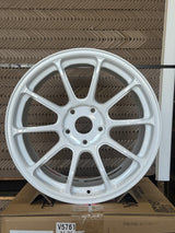 Volk Racing ZE40 M-SPEC 18x10.0 5x120 / Offset: 40 (Face 3) / Dash White (DW) (Set of 4) *LMTLS Spec*