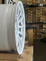 Volk Racing ZE40 M-SPEC 18x10.0 5x120 / Offset: 40 (Face 3) / Dash White (DW) (Set of 4) *LMTLS Spec*