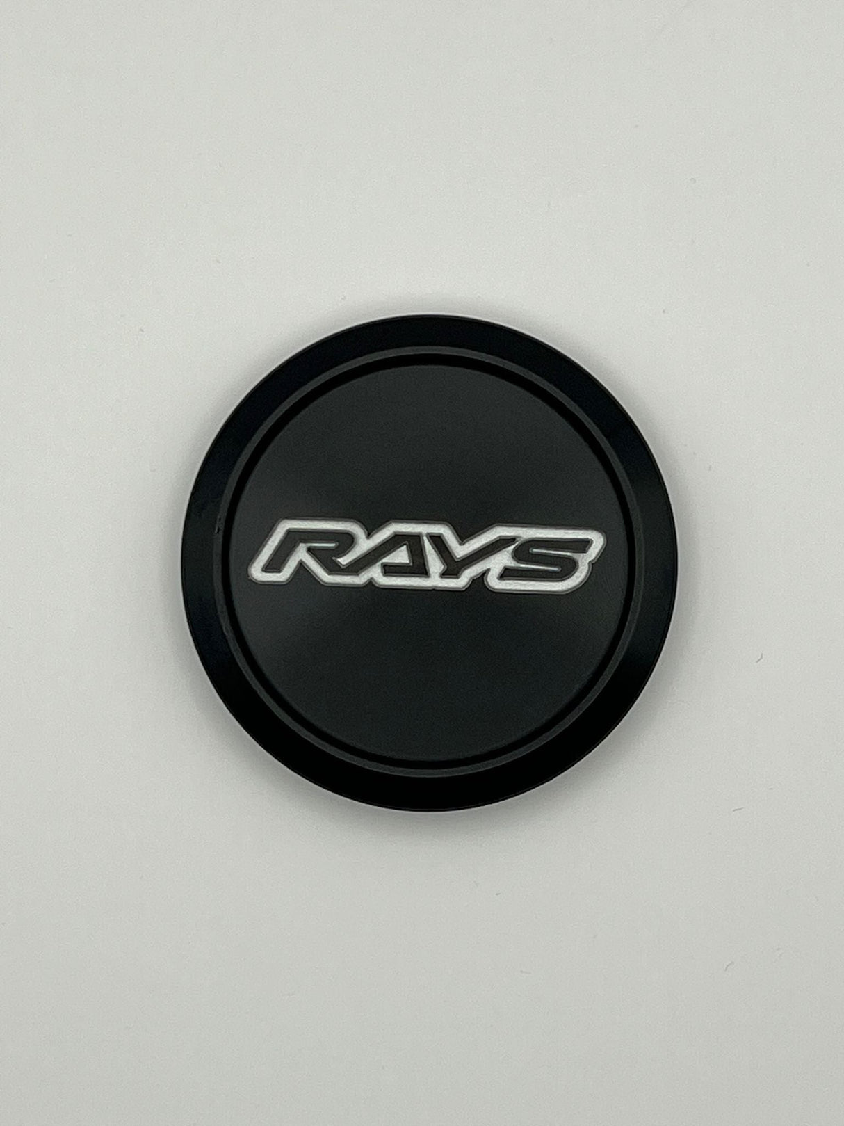 RAYS VR G25 black and silver center cap for Volk Racing wheels